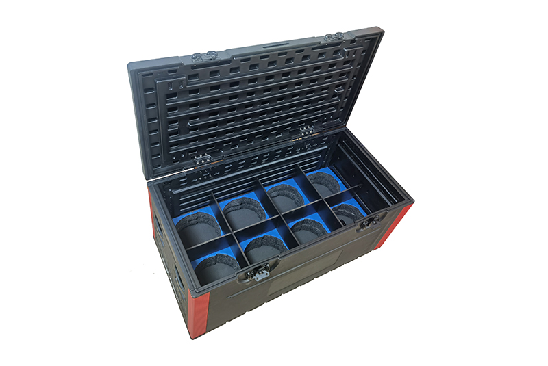 8pcs Wall washer flight case 